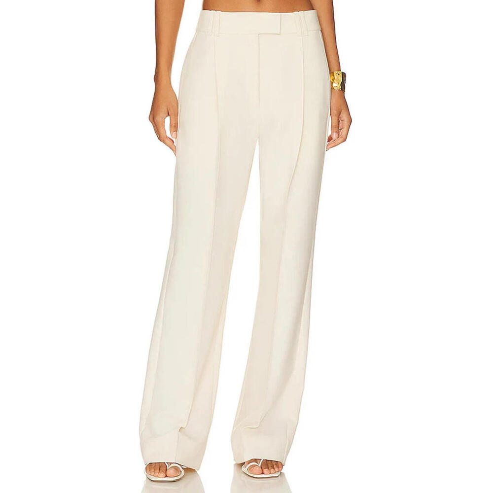 Revolve shona joy pants Irena Low Rise Pant  Rice size 10 NWT $260msrp